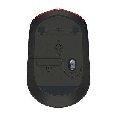 Mouse Logitech M170 Wireless Vermelho - 910-004941-C