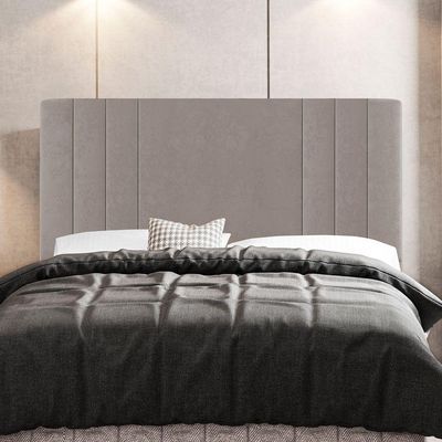 Kit Cabeceira E Baú Cama Box Queen 160Cm Suede Bege