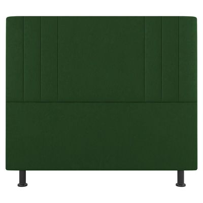Kit Cabeceira E Baú Cama Box Queen 160Cm Suede Verde