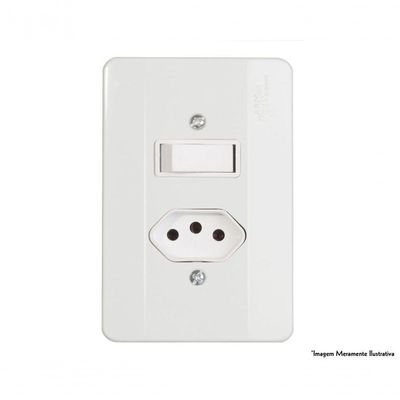 Interruptor 1Simp+1Tom 2P+T C/Pl 10A/250 39045Str-E9Pbm