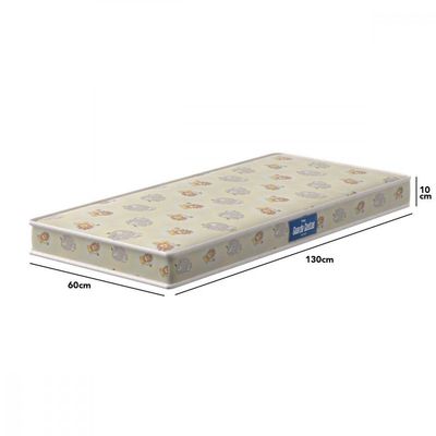Colchão P/Berço Espuma D18 Pro Baby 60x130x10cm Bege