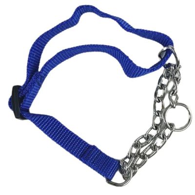 Coleira Cachorro Semi Enforcadora Corrente Aço Zincado Kit