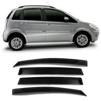 Calha de Chuva 4 Portas<br>Fiat Idea 2005 até 2016<br>Inclusive Idea Adventure