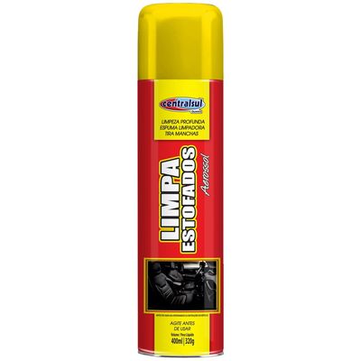 Limpa Estofados Aerossol Centralsul 400ml Limpeza Profunda