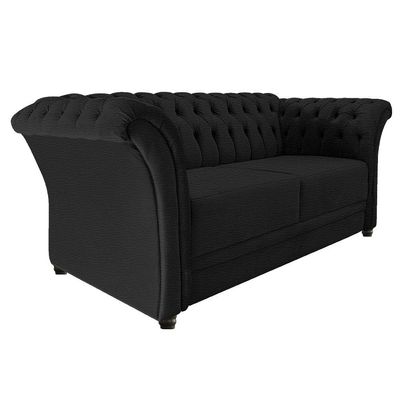 Namoradeira Chesterfield Sofia Corano Preto