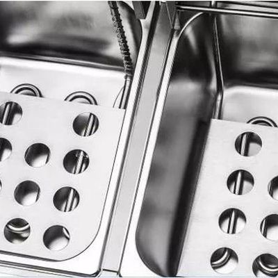 Fritadeira Elétrica 1 Cuba Aço Inox 5 Litros 110V 1800W