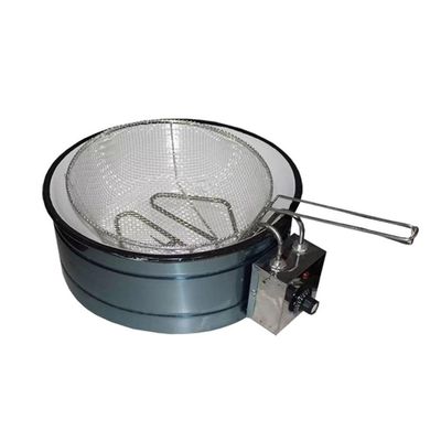 Fritadeira Elétrica Em Inox Tacho Esmaltado 1600W 220V 3L