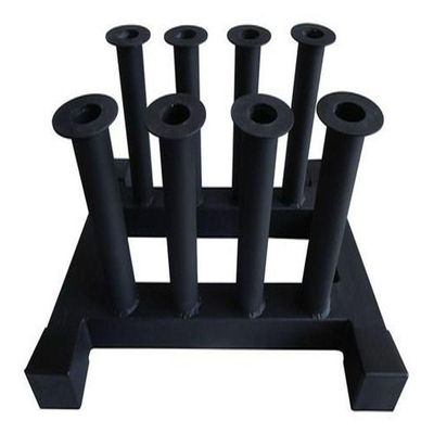 Suporte Barra De Chão (8 Barras) Aço E Tubo Pintado Preto