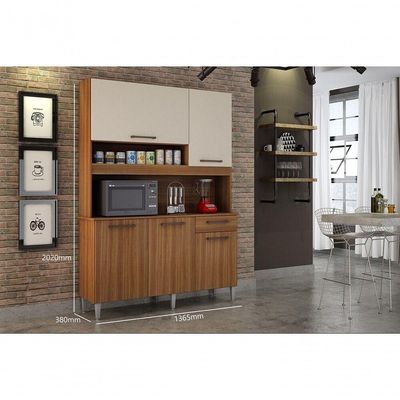 Kit Cozinha Compacta 5 Portas Esmeralda Chf Moveis