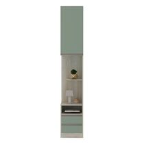 Mesa De Cabeceira Direito 2 Gavetas Prime Plus Verde Jade