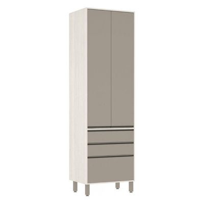 Paneleiro De Cozinha 70 Cm 3 Gavetas Linea Pátina Ff C/ Mocc