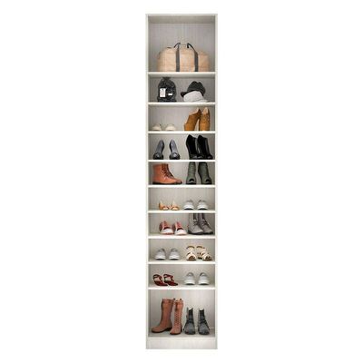 Guarda-Roupa Sapateira 50Cm Prime Plus Legno Crema C/ Connec