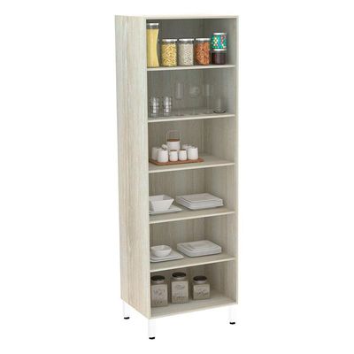 Paneleiro Luciane 70Cm Duplo 2 Portas Luci Legno Crema
