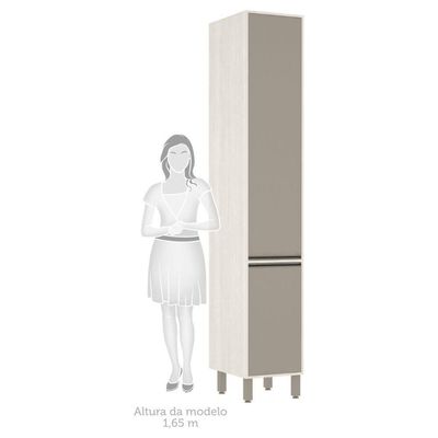 Paneleiro De Cozinha 40 Cm 4 Prateleiras Linea Pátina Ff C/