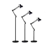 Luminária Abajur Pedestal Articulada Chão Metal Lustre Colun