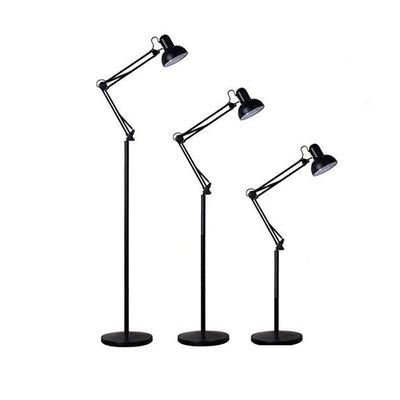 Luminária Abajur Pedestal Articulada Chão Metal Lustre Colun