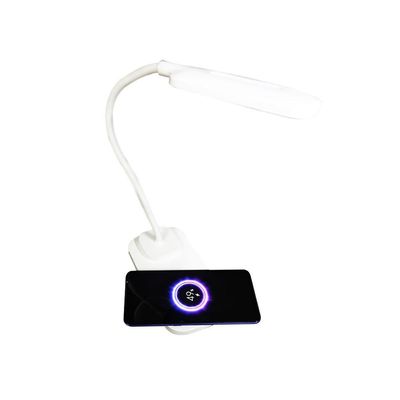 Luminária De Mesa Led Carregador Indução Celular Touch