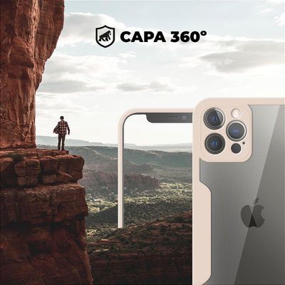 Capa 360 para iPhone 12 Pro - Rosa - Gshield