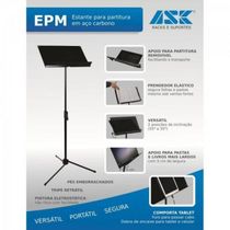 Suporte P/ Partitura EPM Maestro Preto ASK