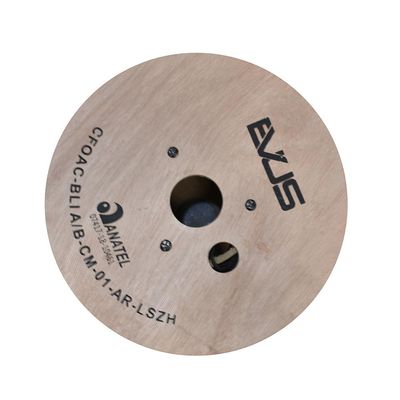 Cabo de Fibra Optica EVUS Standard DROP FLAT 2KM FTTH 1FO G657A
