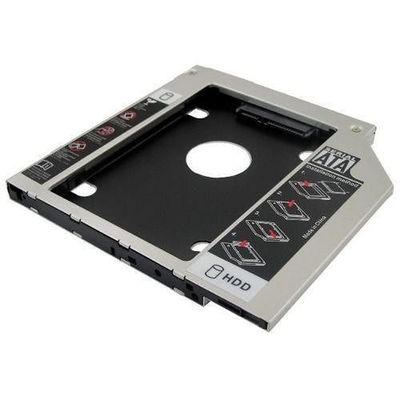 Adaptador Caddy CD/DVD Notebook Para Segundo HD ou SSD 9.5mm