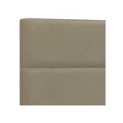 Cabeceira Casal Berlim P04 140 Cm Suede Bege Tca 941