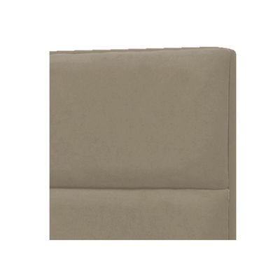 Cabeceira Casal Berlim P04 140 Cm Suede Bege Tca 941