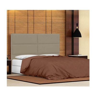 Cabeceira Casal Berlim P04 140 Cm Suede Bege Tca 941