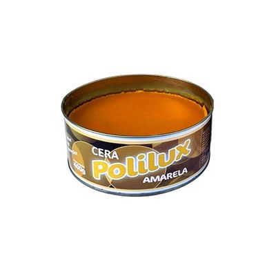 Cera Pastosa Polilux Para Móveis Madeira Lata Amarela 400g