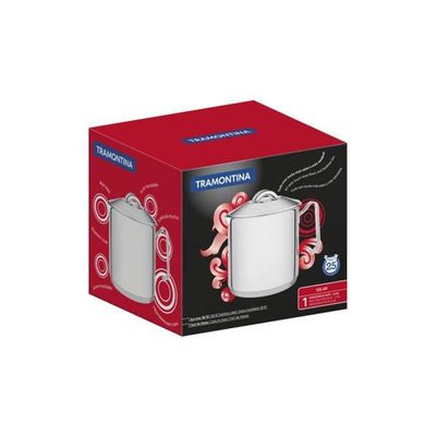 Fervedor Tramontina Solar Em Inox Com Tampa 14 Cm 2 L