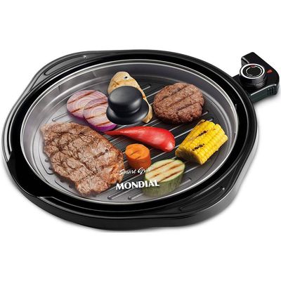 Grill Redondo Mondial Smart Grill G-04 Grill-127v-preto 110V