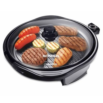 Grill Redondo Mondial Cook & Grill 40 G-03 Grill-127v-preto 110V