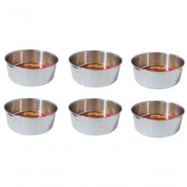 Kit 6 Formas Assadeiras Redonda Para Bolo Alta 24x9cm 4.4l