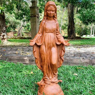 Imagem Nossa Senhora Da Graças Ferro Fundido - Pronto Arte