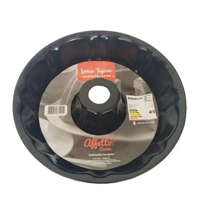 Assadeira De Bolo Canudo Antiaderente Affetto Cucina 22cm