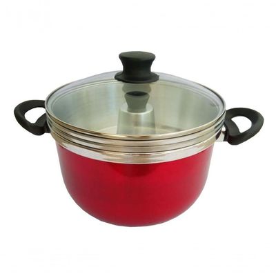 Conjunto Panela Com Forma De Pudim E Cozivapor 4.5l Docesar