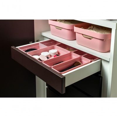 Organizador De Gavetas Logic Grande Rosa Quartzo Ol400rsqf