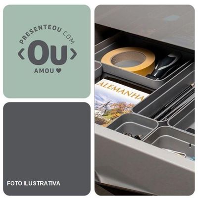 Organizador De Gavetas Logic Pequeno Ou Verde Ol200vdmf