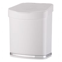 Kit 2 Pçs Branco Future Lixeira Pia Suporte Detergente Sabão