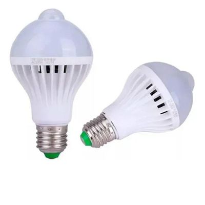 Lâmpada Led Bulbo E27 9w Com Sensor De Presença Bivolt