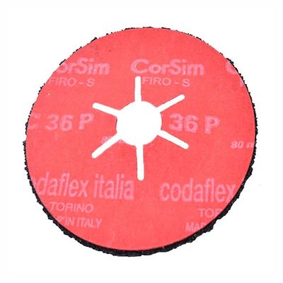 Disco Multicamada Firo-S Fibra Rosa Grão 320 Made In Italy