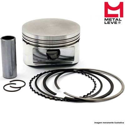 Pistão com Anéis Motor Fire 1.0 8v Flex Medida Stander (Preço Unitário) Uno - Palio - Siena - 2001 até 2007