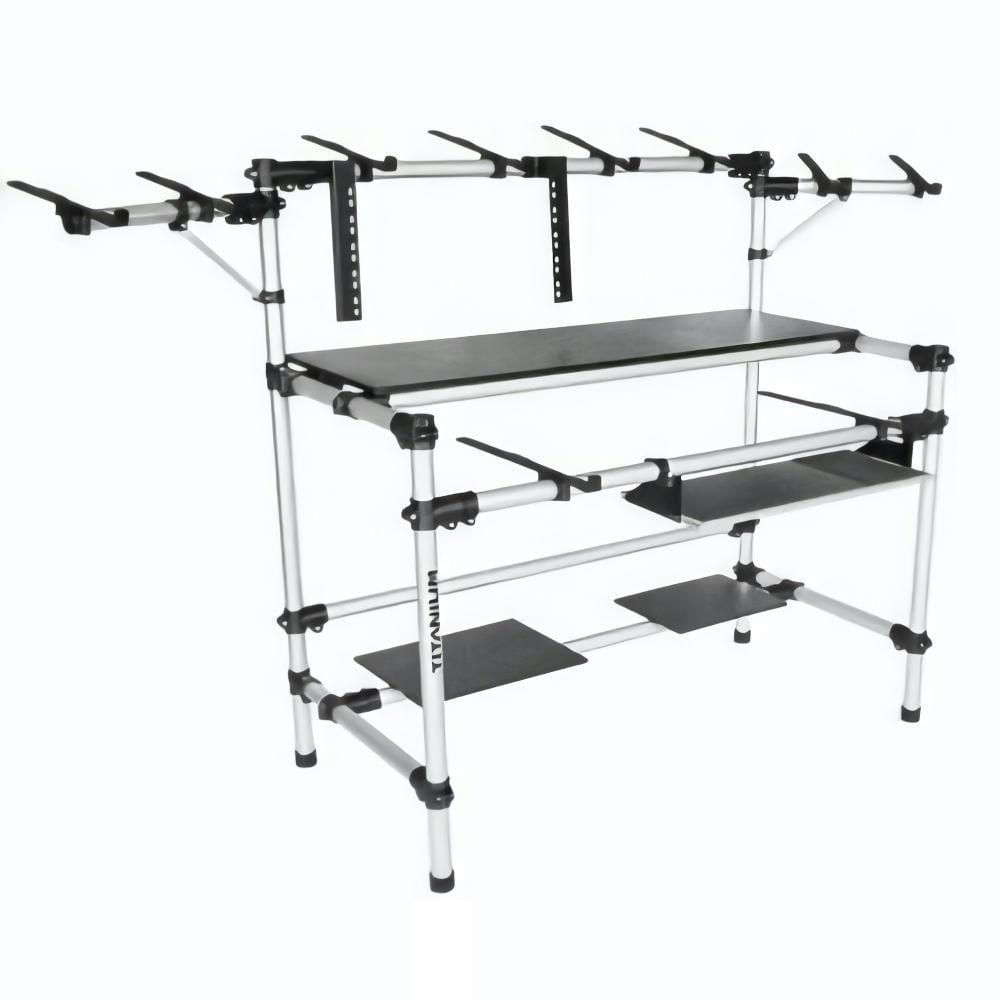 Suporte Titanium Rack Rs150 Custom C/ Suporte P/ Notebook