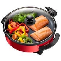 Panela Elétrica Mondial Multicook Red Pe-28 Panela Eletrica Grill-127v-vermelho