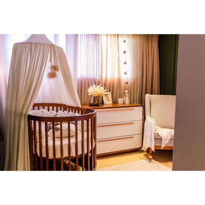 Berço Infantil Progressivo Wave 3 Em 1 Divicar Mel