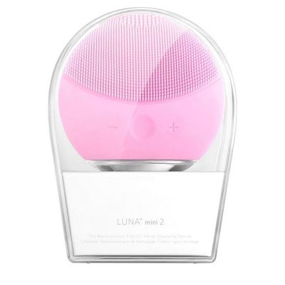 Esponja Elétrica Massagem Limpeza Rosto Recarregável - Rosa