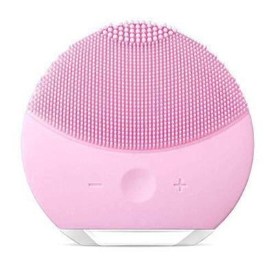 Esponja Elétrica Massagem Limpeza Rosto Recarregável - Rosa