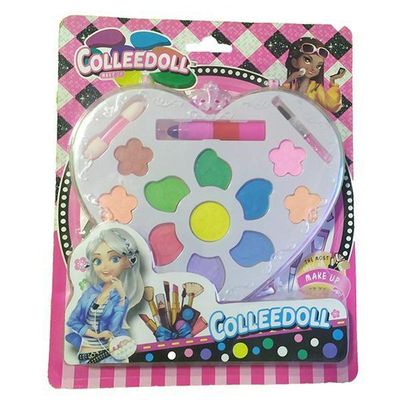 Estojo Maquiagem Infantil Crianças Coração Paleta 11 Nº1