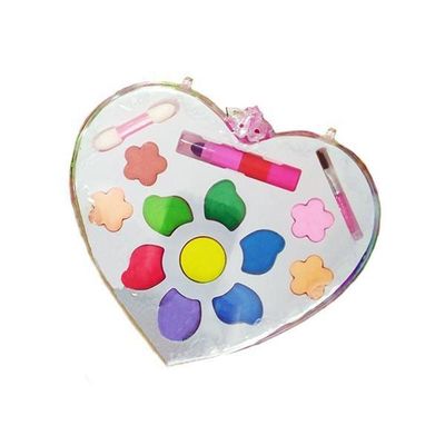 Estojo Maquiagem Infantil Crianças Coração Paleta 11 Nº1