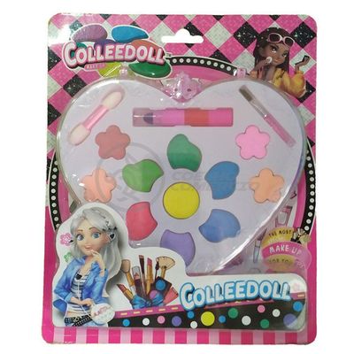 Estojo Maquiagem Infantil Crianças Coração Paleta 11 Nº1